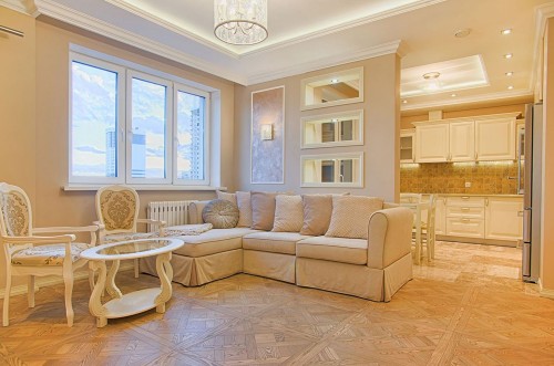 Кухня из МДФ крашенного №11