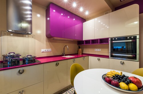 Кухня из МДФ крашенного №24