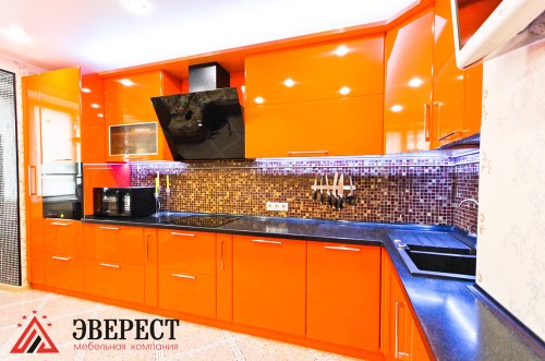 Кухня из МДФ крашенного №27