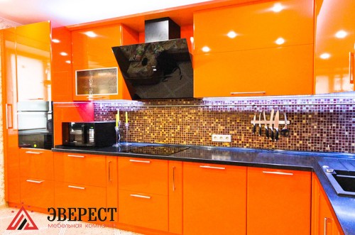Кухня из МДФ крашенного №27