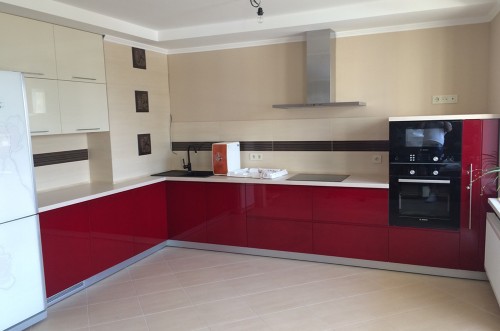 Кухня из МДФ крашенного №3