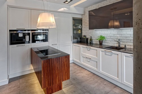 Кухня из МДФ крашенного №32