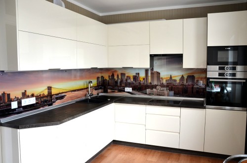 Кухня из МДФ крашенного №50