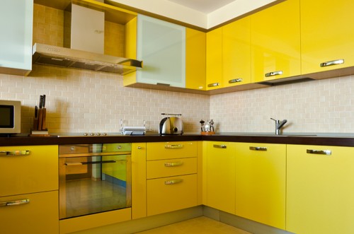 Кухня из МДФ крашенного №9