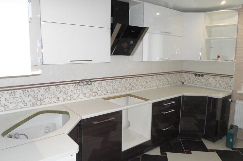 Кухни из пластика №45