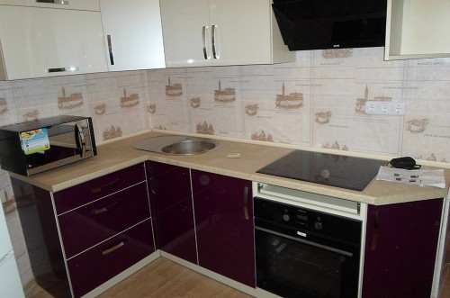 Кухни из пластика №46