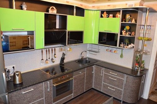 Кухни из пластика №73