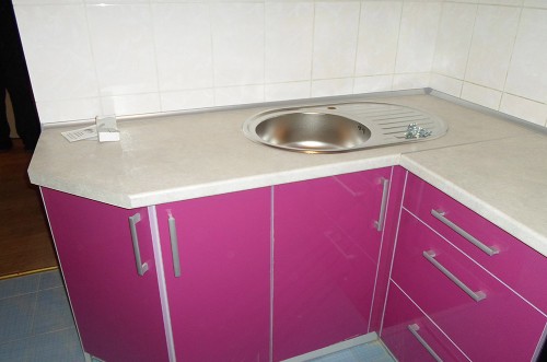 Кухни из пластика №39
