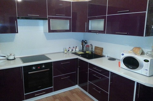 Кухни из пластика №24