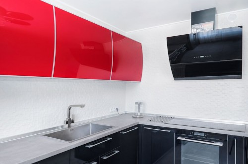 Кухни из пластика №49